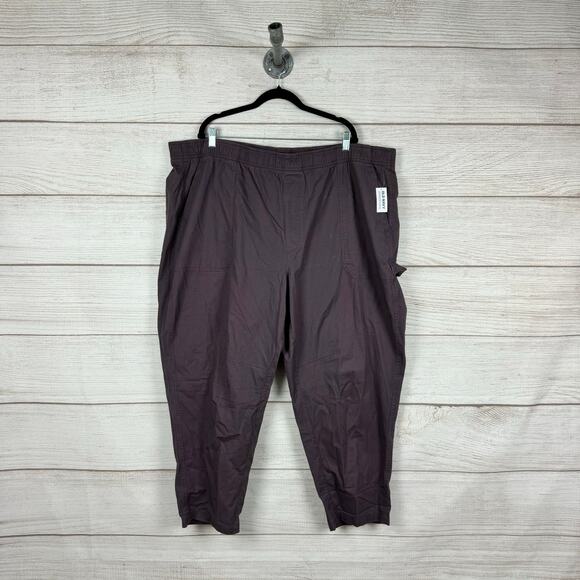 Old Navy Plus Size Purple Pulla High Rise Pull On Utility Pants Size 3X - Picture 1 of 7